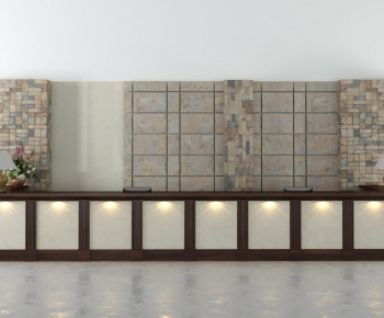 Modern Reception Desk-ID:911657094