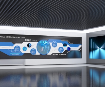 Modern Exhibition Hall-ID:766928917