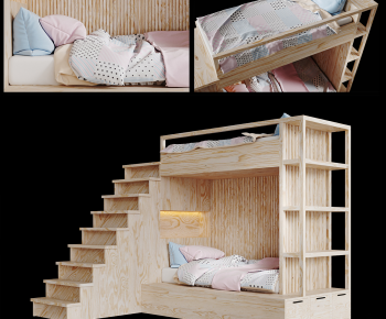 Modern Bunk Bed-ID:637562045