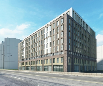 Modern Appearance Of Commercial Building-ID:651760198