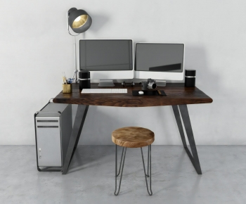 Modern Office Desk And Chair-ID:826281072