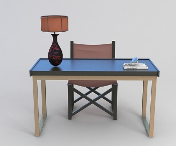 Modern Computer Desk And Chair-ID:904829985