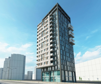 Modern Appearance Of Commercial Building-ID:486303091