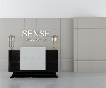 Modern Reception Desk-ID:858130932