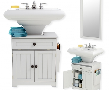 Nordic Style Bathroom Cabinet-ID:765522962