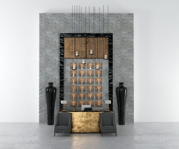 Modern Reception Desk-ID:791695129