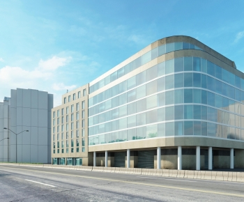 Modern Appearance Of Commercial Building-ID:252729893