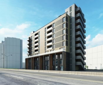 Modern Appearance Of Commercial Building-ID:713344109