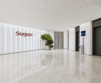 Modern Office Elevator Hall-ID:467792035