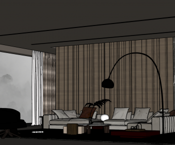 Modern A Living Room-ID:868375066