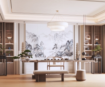 New Chinese Style Tea House-ID:280386926