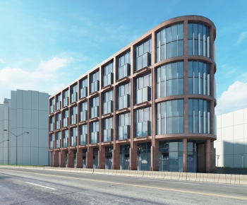 Modern Appearance Of Commercial Building-ID:855459937