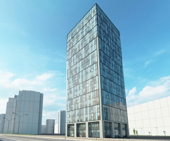 Modern Appearance Of Commercial Building-ID:889606002