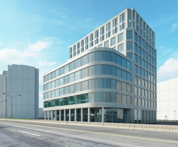 Modern Appearance Of Commercial Building-ID:532829056