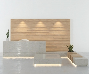 Modern Reception Desk-ID:486376053