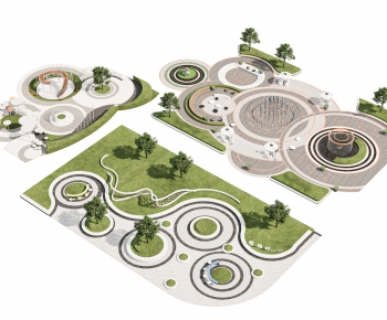 Modern Park Landscape-ID:532466894