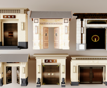 New Chinese Style Gate-ID:258337023