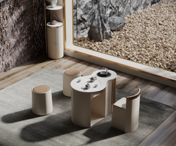 New Chinese Style Tea Tables And Chairs-ID:785000093