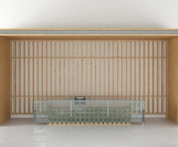 Modern Reception Desk-ID:743097076
