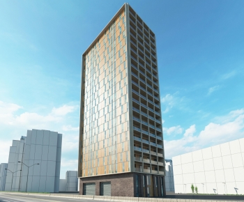 Modern Appearance Of Commercial Building-ID:214816093