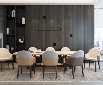 Modern Dining Table And Chairs-ID:136301993