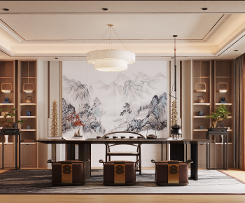 New Chinese Style Tea House-ID:587666996