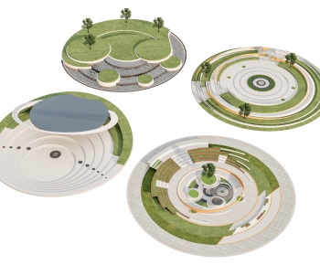 Modern Park Landscape-ID:915370019