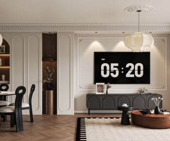 French Style A Living Room-ID:362570058