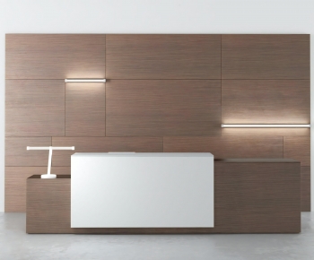 Modern Reception Desk-ID:301476969