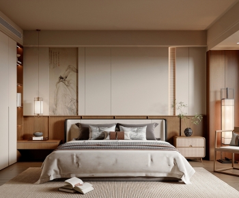 New Chinese Style Bedroom-ID:976334108