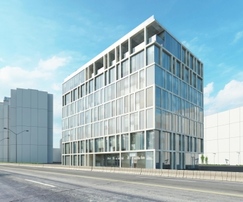 Modern Appearance Of Commercial Building-ID:637429004