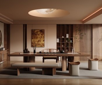 New Chinese Style Tea House-ID:424381028