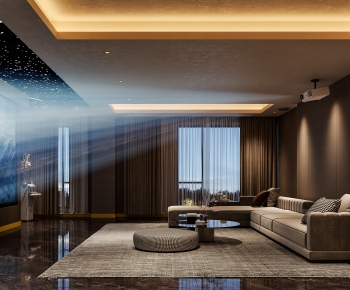 Modern Audiovisual Room-ID:563896892