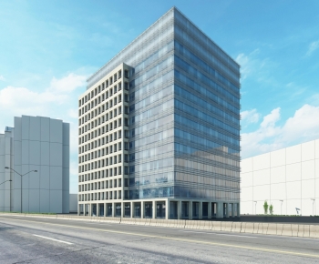 Modern Appearance Of Commercial Building-ID:991463905