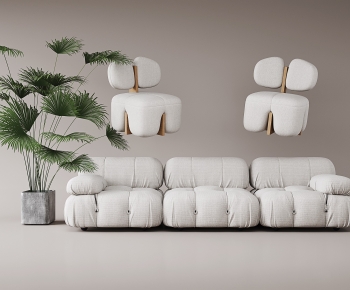 Modern Three-seat Sofa-ID:638912928