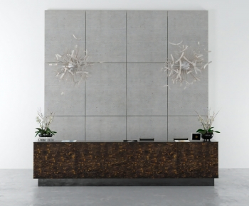 Modern Reception Desk-ID:595937976