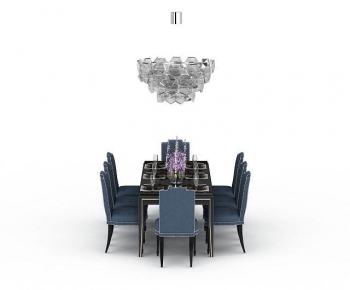European Style Dining Table And Chairs-ID:248411895