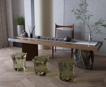 New Chinese Style Tea Tables And Chairs-ID:233679065