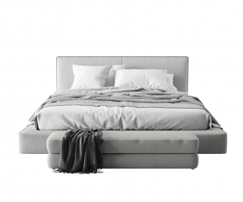 Modern Double Bed-ID:296664953