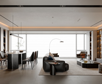 Modern A Living Room-ID:739423991