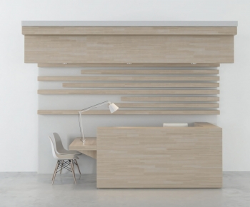 Modern Reception Desk-ID:650940903