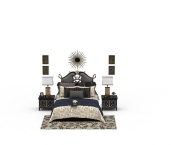European Style Double Bed-ID:132060051