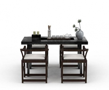 New Chinese Style Tea Tables And Chairs-ID:389765982