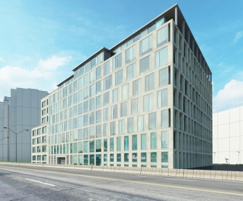 Modern Appearance Of Commercial Building-ID:801853908