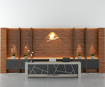 Modern Reception Desk-ID:538577089