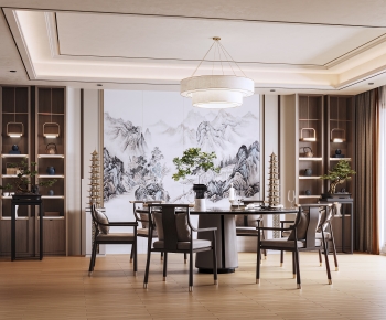 New Chinese Style Dining Room-ID:412130127