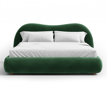 Modern Double Bed-ID:615556967
