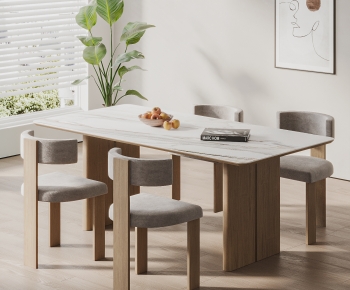 Modern Dining Table And Chairs-ID:477638015