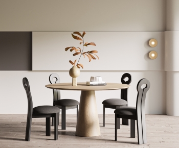 Modern Dining Table And Chairs-ID:958449851