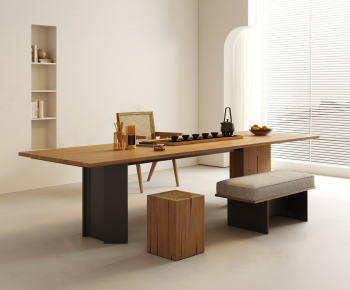 Wabi-sabi Style Tea Tables And Chairs-ID:980273015